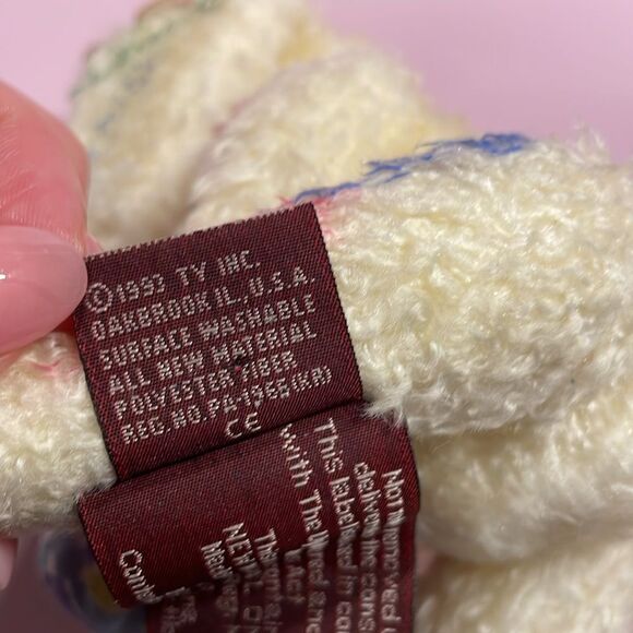 Ty Attic Treasures Collection “Georgia” the Bunny Holding a Ball! (9 inch) NWT - Picture 9 of 9